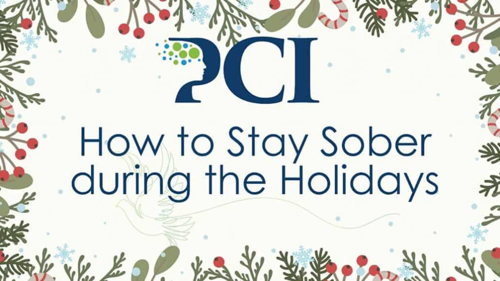 sober during holidays